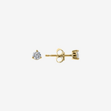 Orecchini Punto Luce Oro 375 con Diamanti Lab Grown 0.22Ct