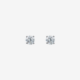 Boucles d'oreilles Light Point en or blanc 375 avec diamants cultivés en laboratoire de 0,8 ct