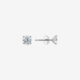 Boucles d'oreilles Light Point en or blanc 375 avec diamants cultivés en laboratoire de 0,8 ct