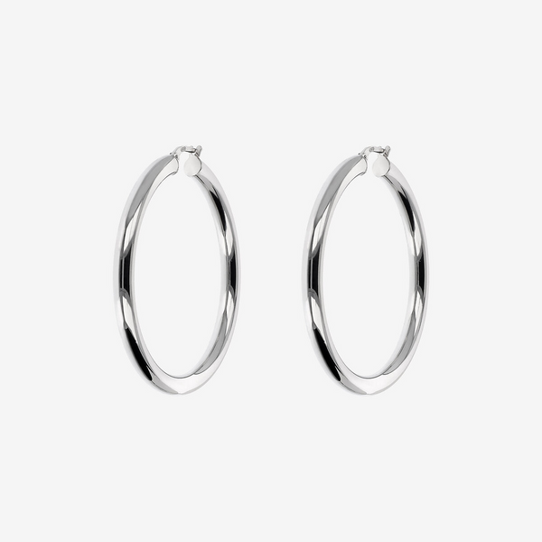 Shiny Hoop Earrings