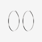 Shiny Hoop Earrings