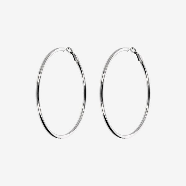 Shiny Hoop Earrings