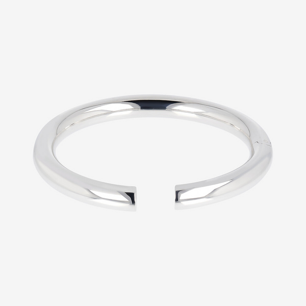 Bracelet rigide en argent 925 platiné