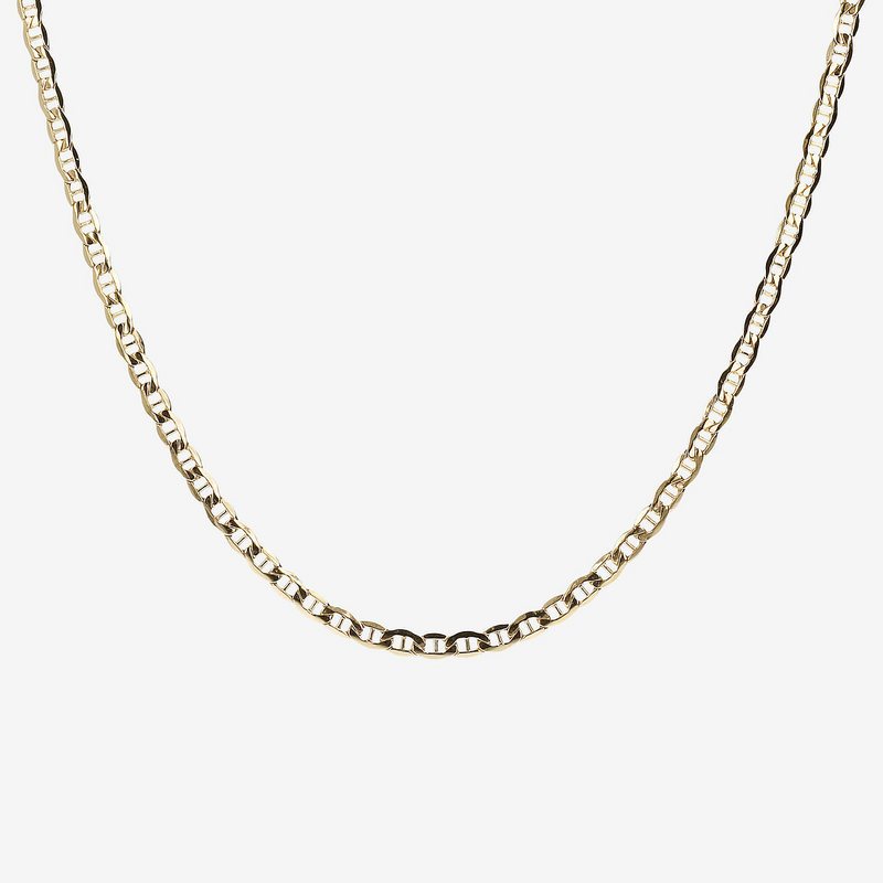 9 Carat Gold Marina Chain Necklace