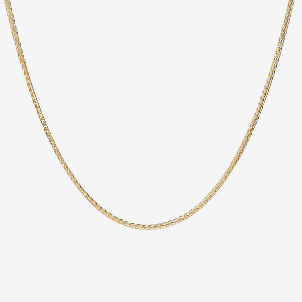 Long Byzantine Chain Necklace 9 Carat Gold