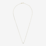 Forzatina Chain Necklace with 9 Carat Gold Point of Light Pendant