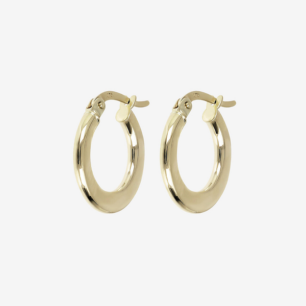 9 Carat Gold Hoop Earrings