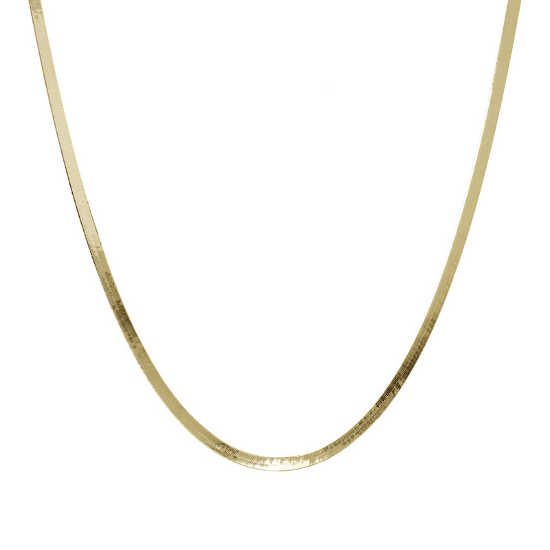 9 Carat Gold Flat Necklace