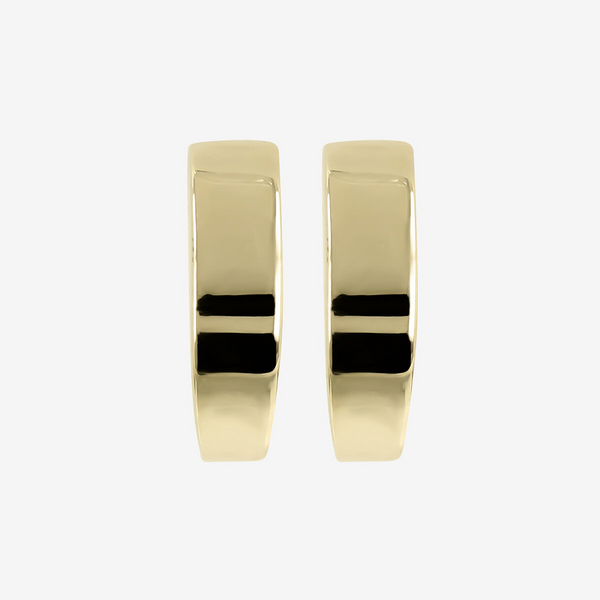 9 Carat Gold Squared Stud Earrings