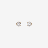 Light Point Earrings in Cubic Zirconia 375 Gold