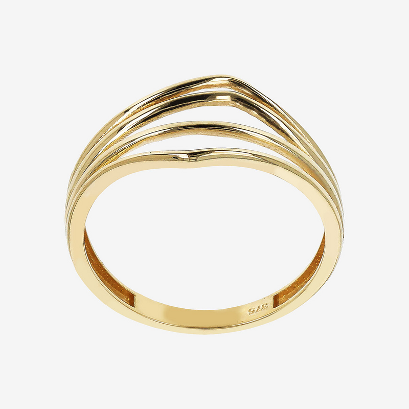 375 Gold Multistrand Ring