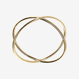 Open Braided 375 Gold Ring